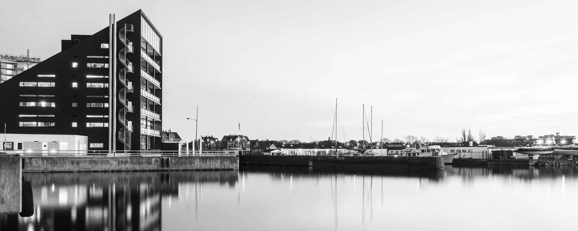Utsida med skylt