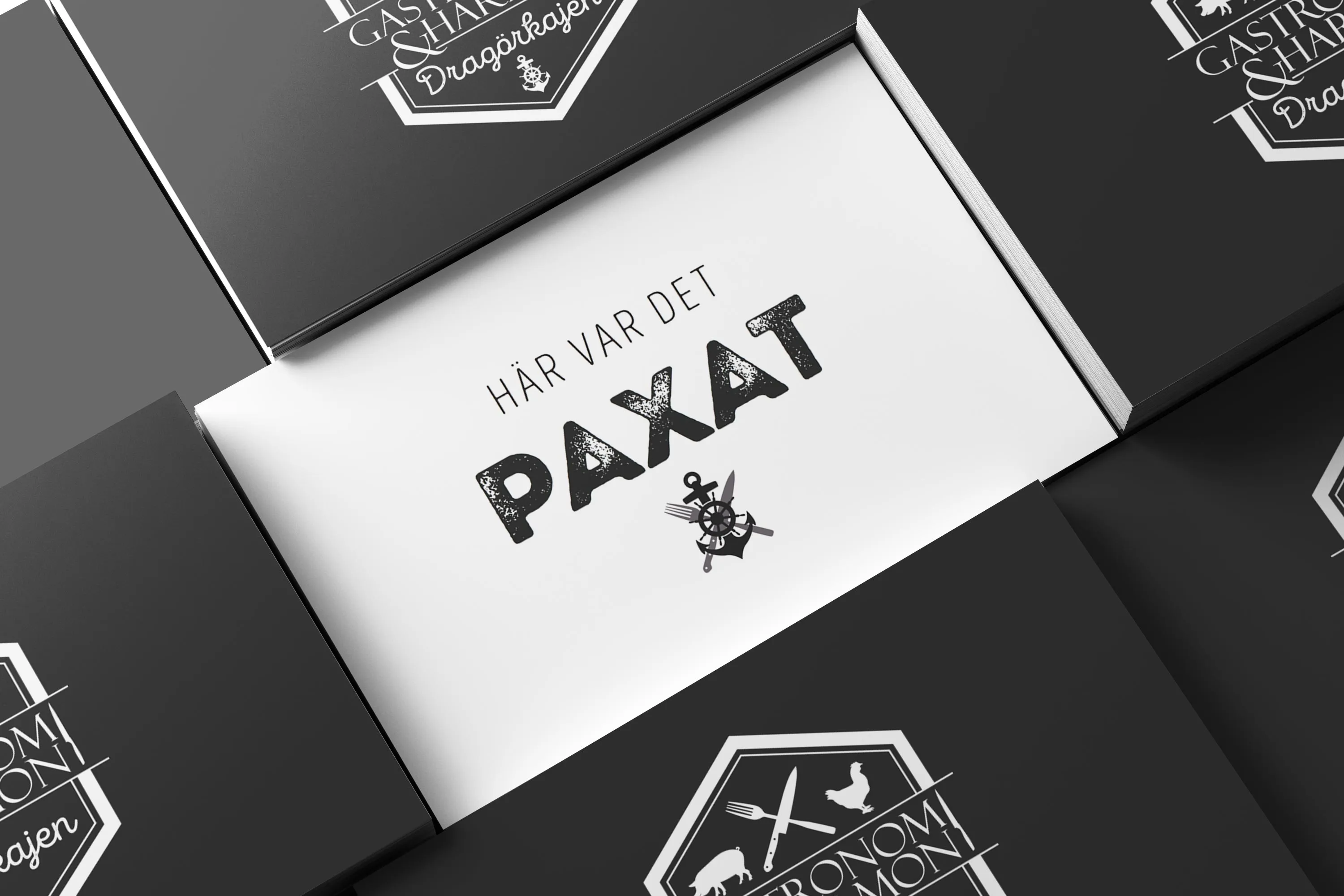 Paxat-kort med varumärkesprofilen