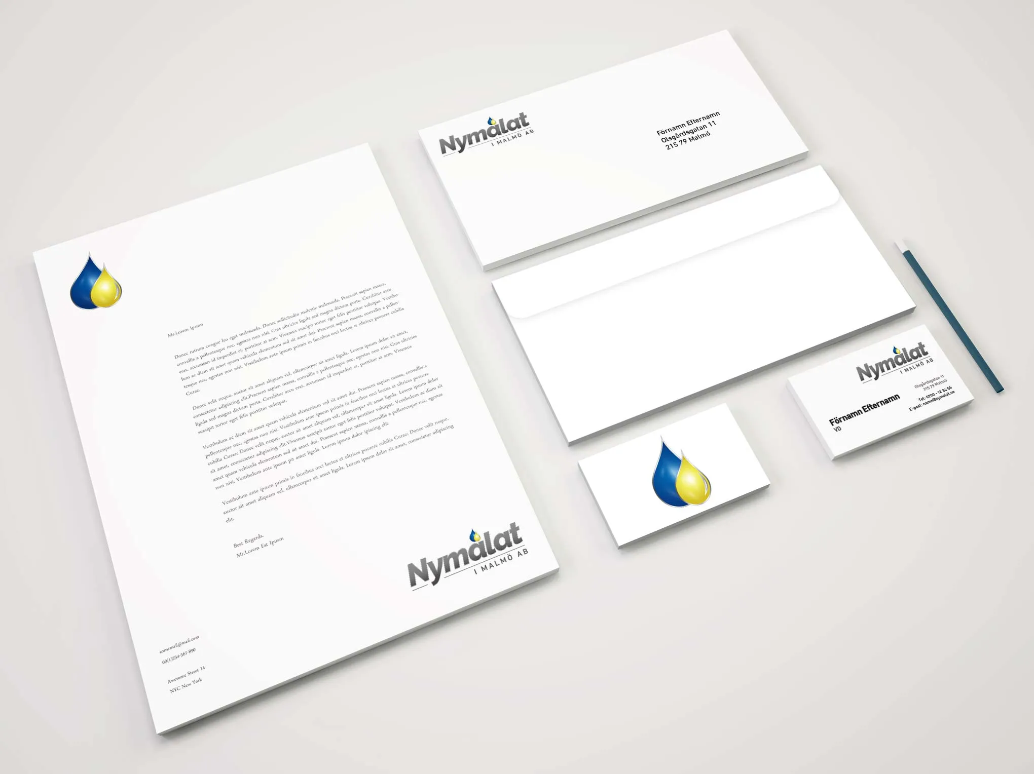 Nymålat — varumärke och profilering